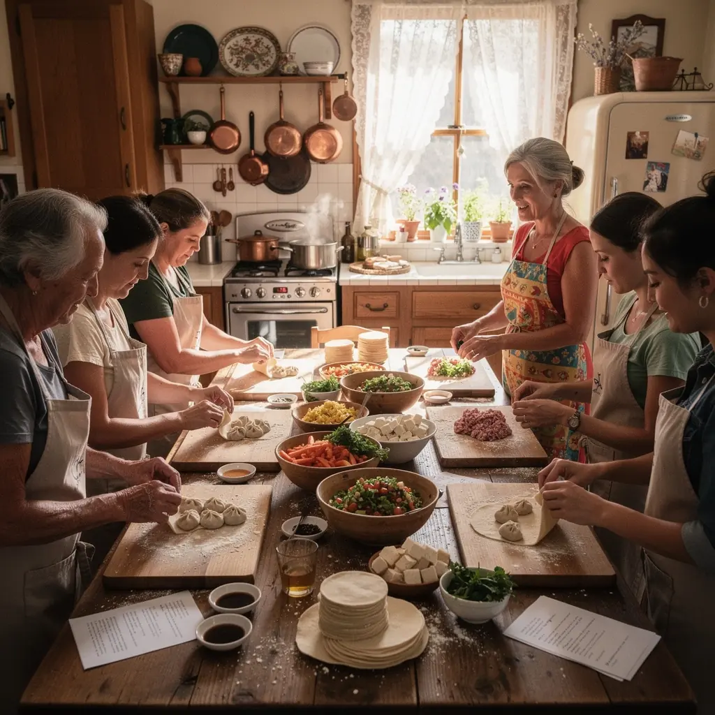 Ein herzhaft gefГјllter KnГ¶del, serviert mit brauner Butter und frischen KrГ¤utern.
